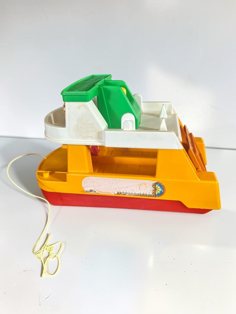Vintage 1979 Fisher Price Little People Ferry Boat #932 Playset Boat Only